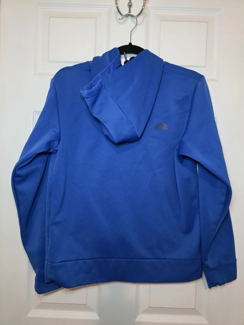 The North Face Men's Small Blue Hooded Pullover Graphic Sweatshirt